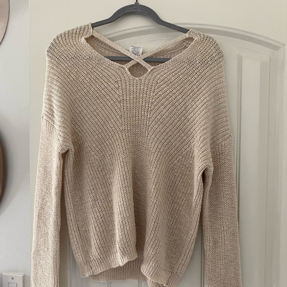 Cream Knit Sweater